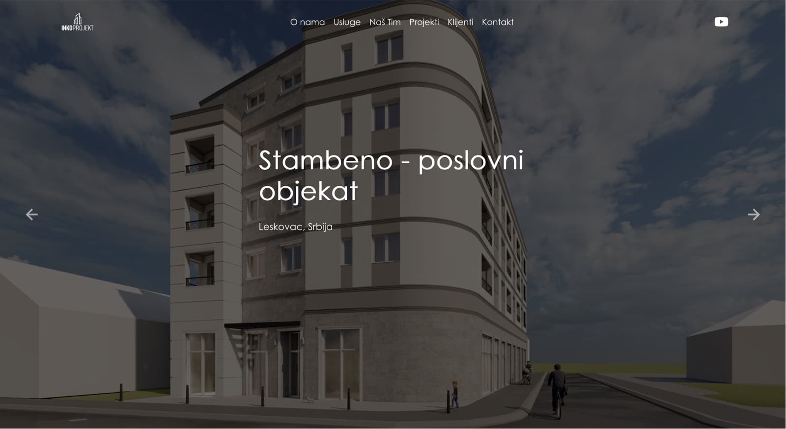 Screenshot sajta Inkoprojekt